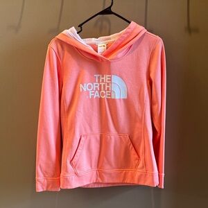 The North Face Women's bright orange Hoodie
